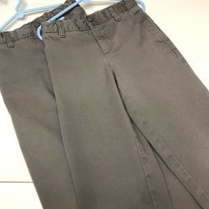 2 Pairs Lands’ End School Uniform Pants